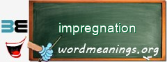 WordMeaning blackboard for impregnation